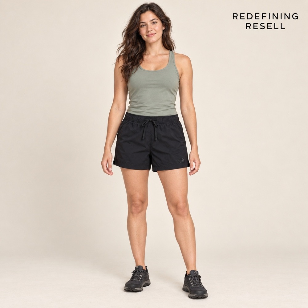 The North Face Aphrodite 2.0 Motion Shorts Black Womens Medium Hiking Athletic